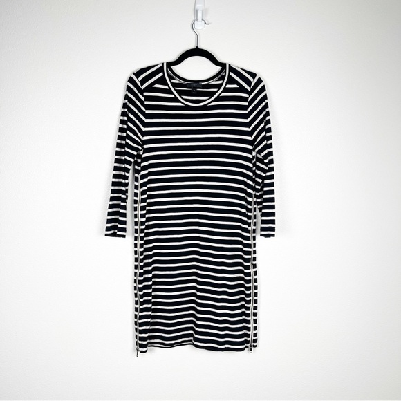 J‎ Crew Stripes along Sleeve Dress Sz M - Picture 1 of 5